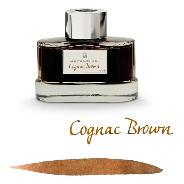 FABER CASTELL, Ink Bottle - GVFC COGNAC BROWN (75mL).