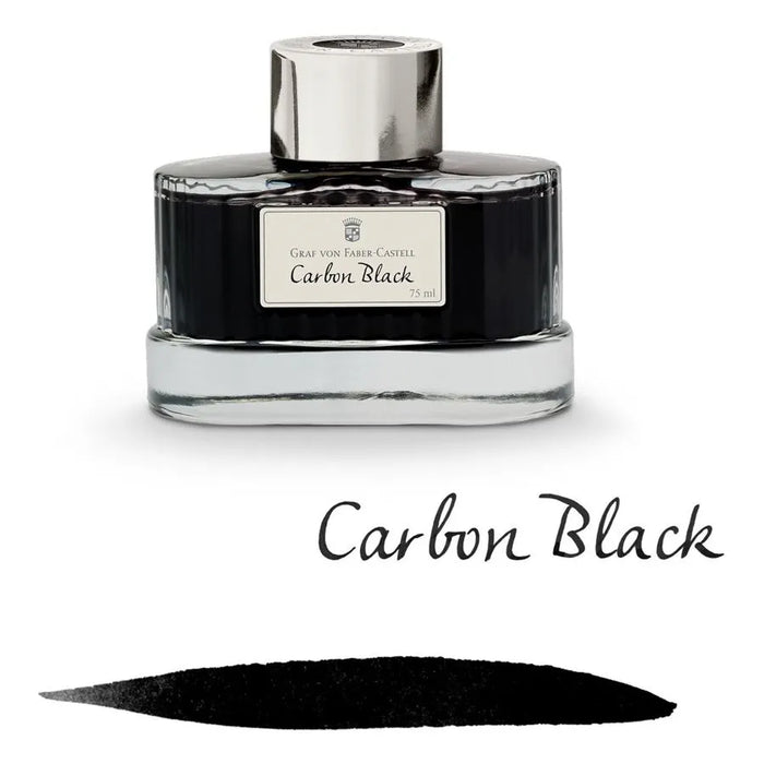 FABER CASTELL, Ink Bottle - GVFC CARBON BLACK (75mL).