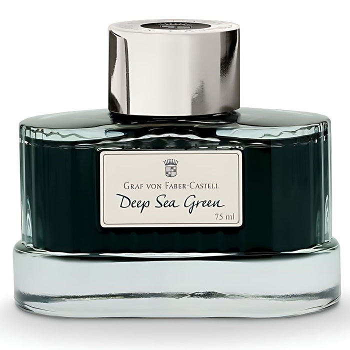 FABER CASTELL, Ink Bottle - GVFC DEEP SEA GREEN (75mL).