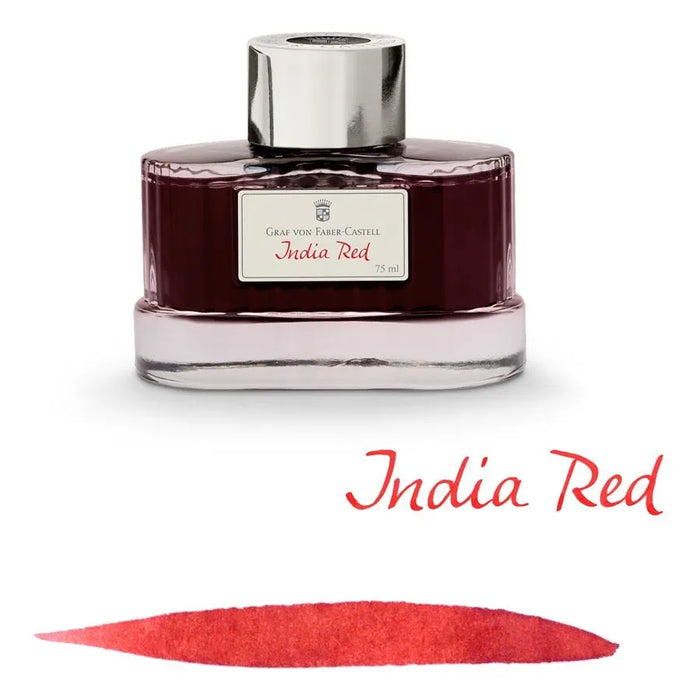 FABER CASTELL, Ink Bottle - GVFC INDIA RED (75mL).