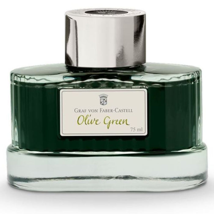 FABER CASTELL, Ink Bottle - GVFC OLIVE GREEN (75mL).