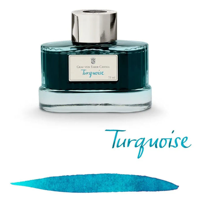 FABER CASTELL, Ink Bottle - GVFC TURQUOISE (75mL).