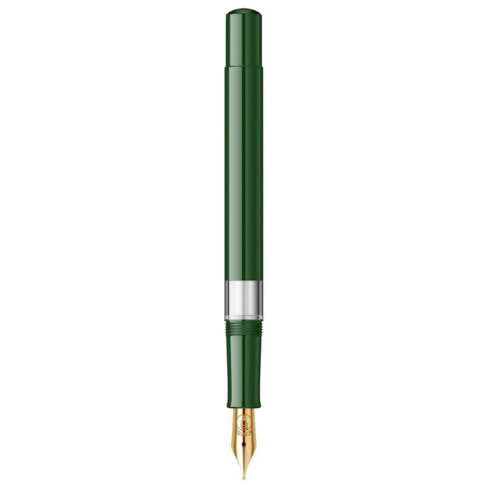 SCRIKSS, Fountain Pen - 419 Piston Filler DARK GREEN GT.